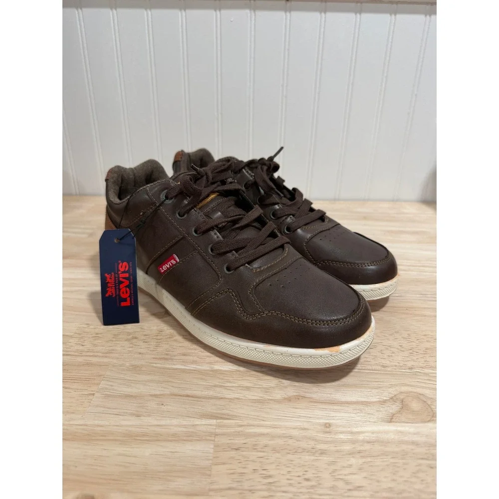 Levi's Comfort Sneakers Shoes Brown Casual NWT Men Size 9